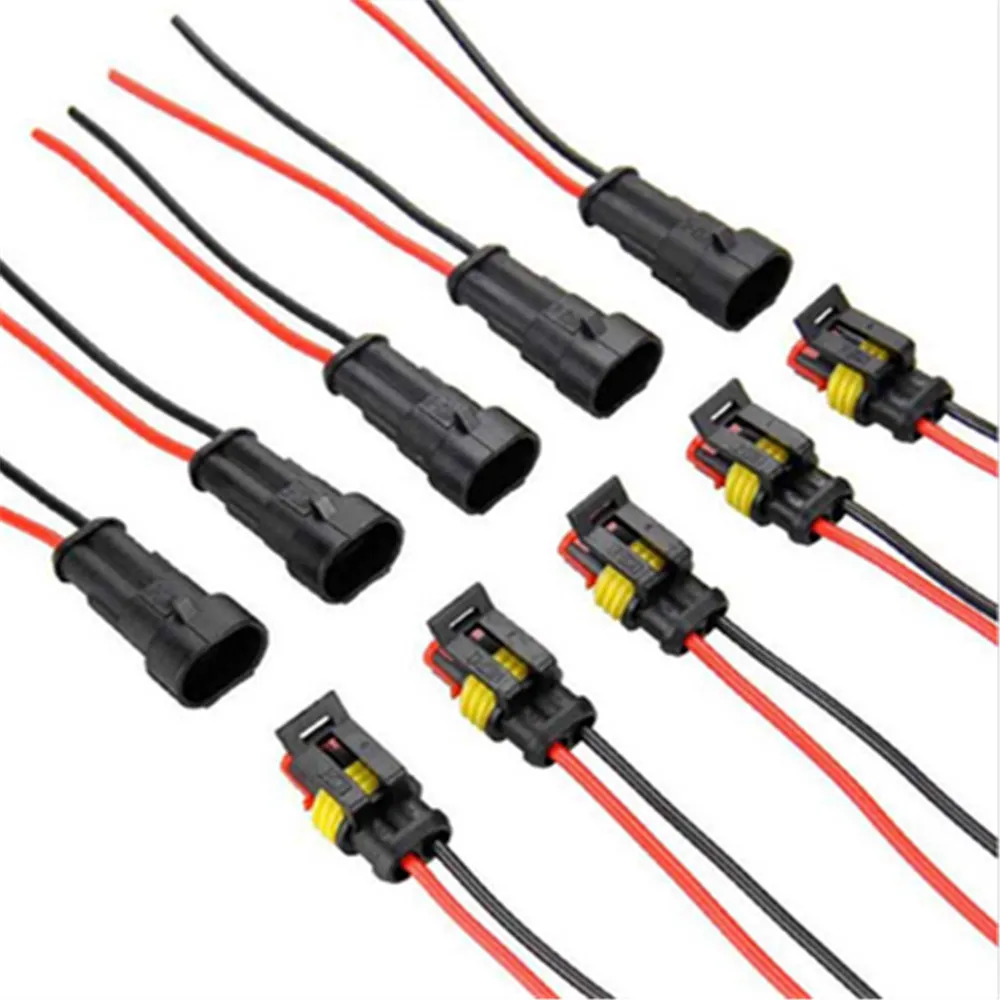 Prise de connecteur de fil électrique étanche pour voiture, Super Seal, Médailles, 1, 2, 3, 4, 5/6 broches, 2-5 ensembles Prise de connecteur de fil électrique étanche pour voiture, Super Seal, Médailles, 1, 2, 3, 4, 5/6 broches, 2-5 ensembles