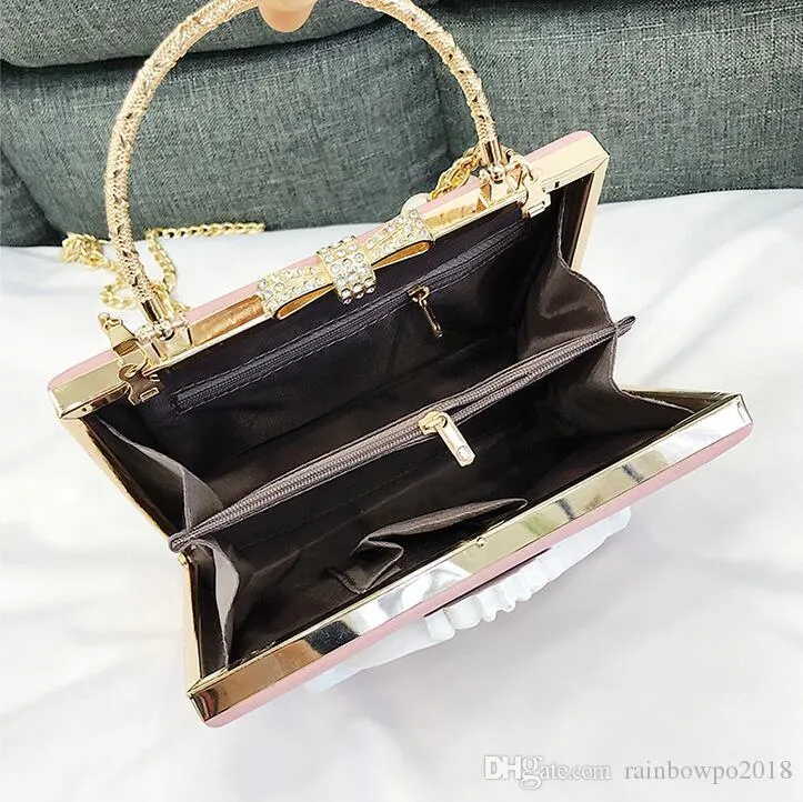 Фабричная женская сумка, модная сумка в стиле барокко с ангелом на заказ, алмазная дрель, званый ужин, персонализированные жемчужные сумки на плечо b197E