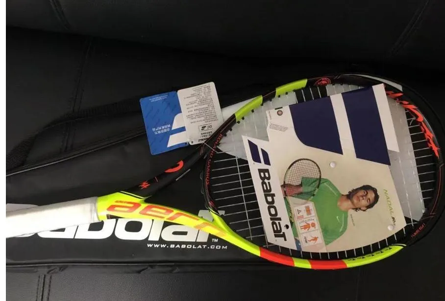 Whole top quality tennis rackets Red racquet with string and bag 7098902