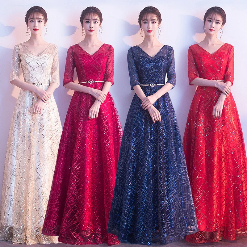 2019 new hotsell long frock