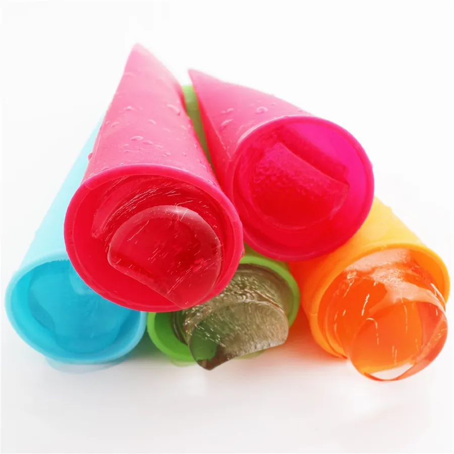 20 Cm Long Silicone Ice Pop Maker Push Up Ice Cream Jelly Lolly Pop For