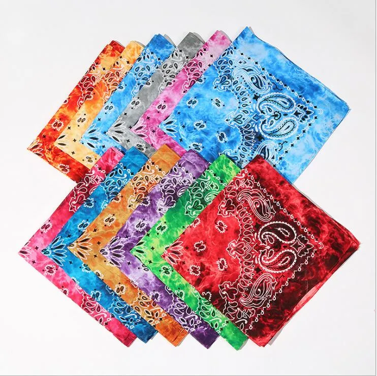 Unisex pamuk Paisley Hip Hop bandanas sihirli başörtüsü binme maske Tüp Boyun Yüz Türban Spor sihirli Kafa Bileklik GD