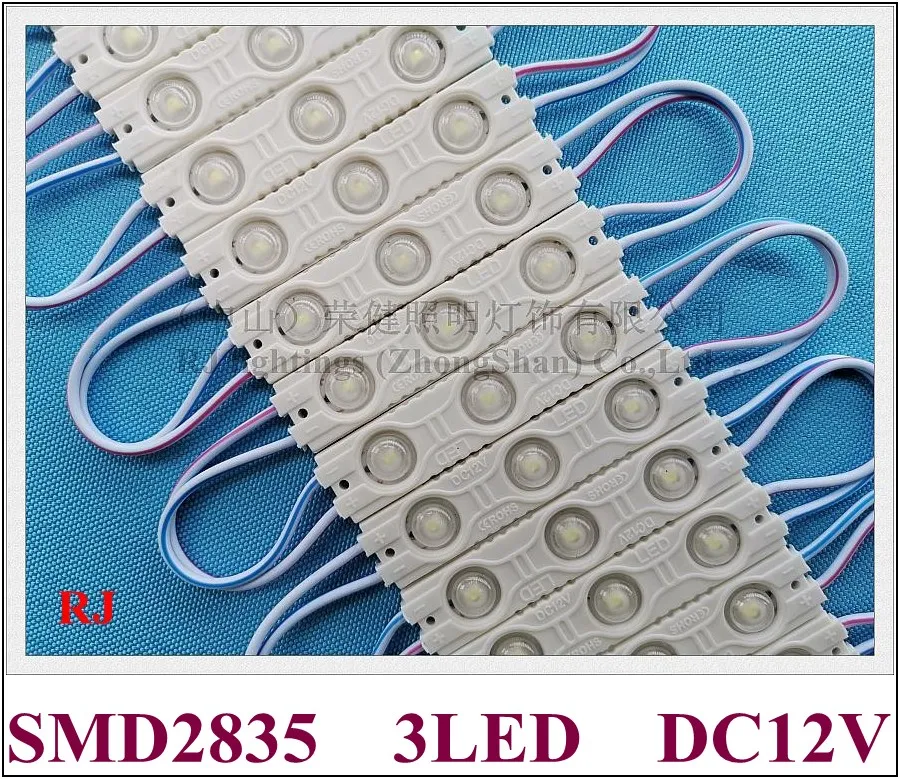 injection super LED module light for sign letter DC12V 1.2W 140lm SMD 2835 61mm x 13mm aluminum PCB new design new appearance