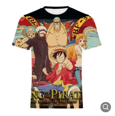 Luffy Scar T-Shirt t shirt man summer clothes fruit of the loom mens t  shirts - AliExpress