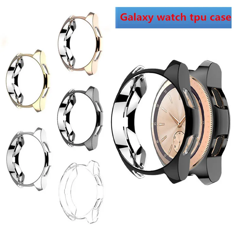 Samsung Gear S3 S4 Galaxy Watch 42mm 46mmソフトTPUオールラインアラウンド保護バンパーシェルカバーケースフレームエッジ