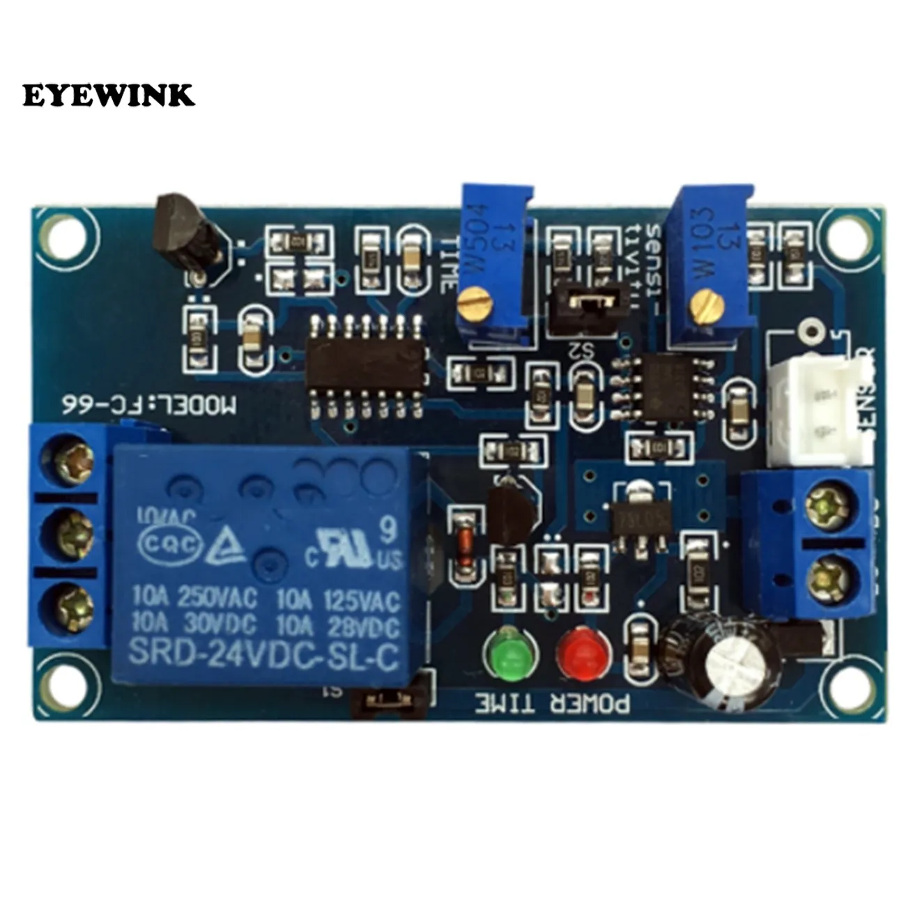 Module Relais Photorésistance Réglable DC 24V - Capteur Lumière Avec Retard Ajustable