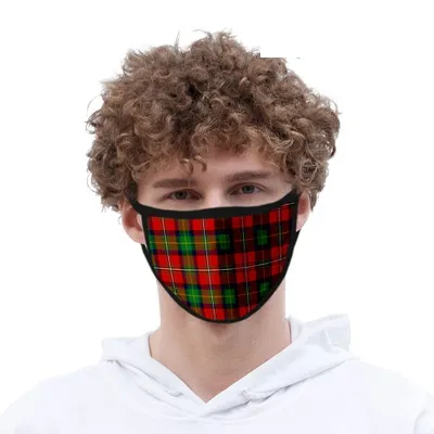 Plaid Pattern Mask 3d Mask Dustproof And Sandproof Outdoor Sports Fashion Imprimé Ice Silk Fabric Peut être lavé et réutilisé 27 Styles EEA1725