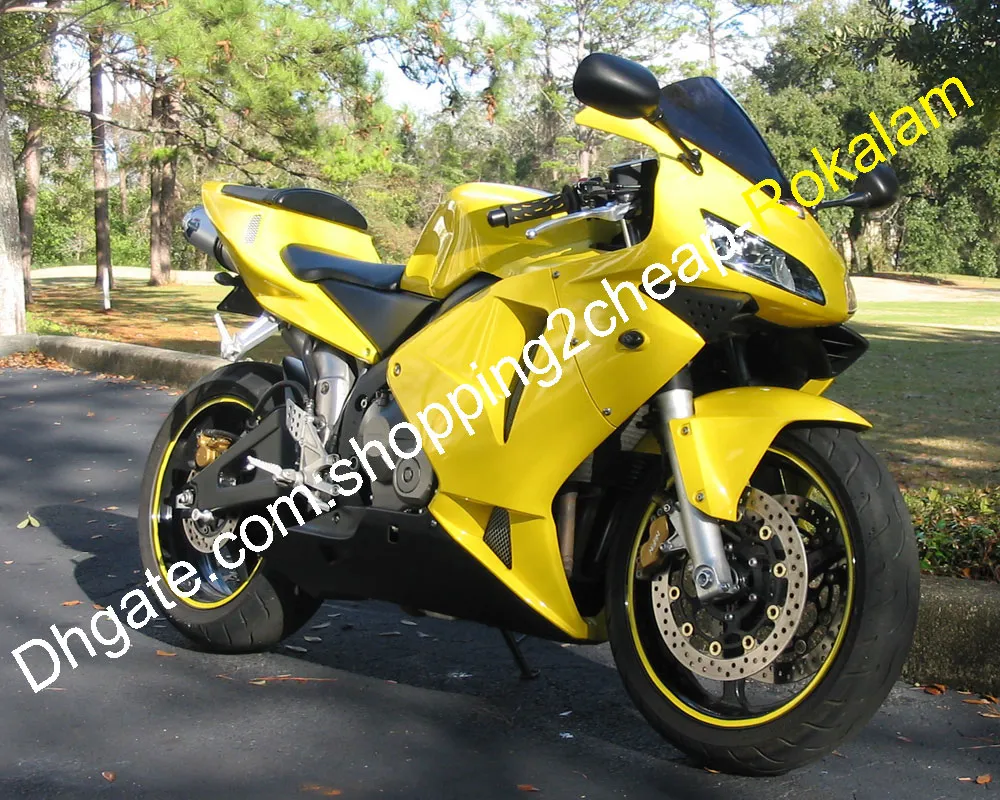 F5 Amarelo Preto Feedings para Honda Motocicleta CBR600RR CBR600 03 04 CBR 600 RR 2003 2004 Fairing Bodywork (moldagem por injeção)