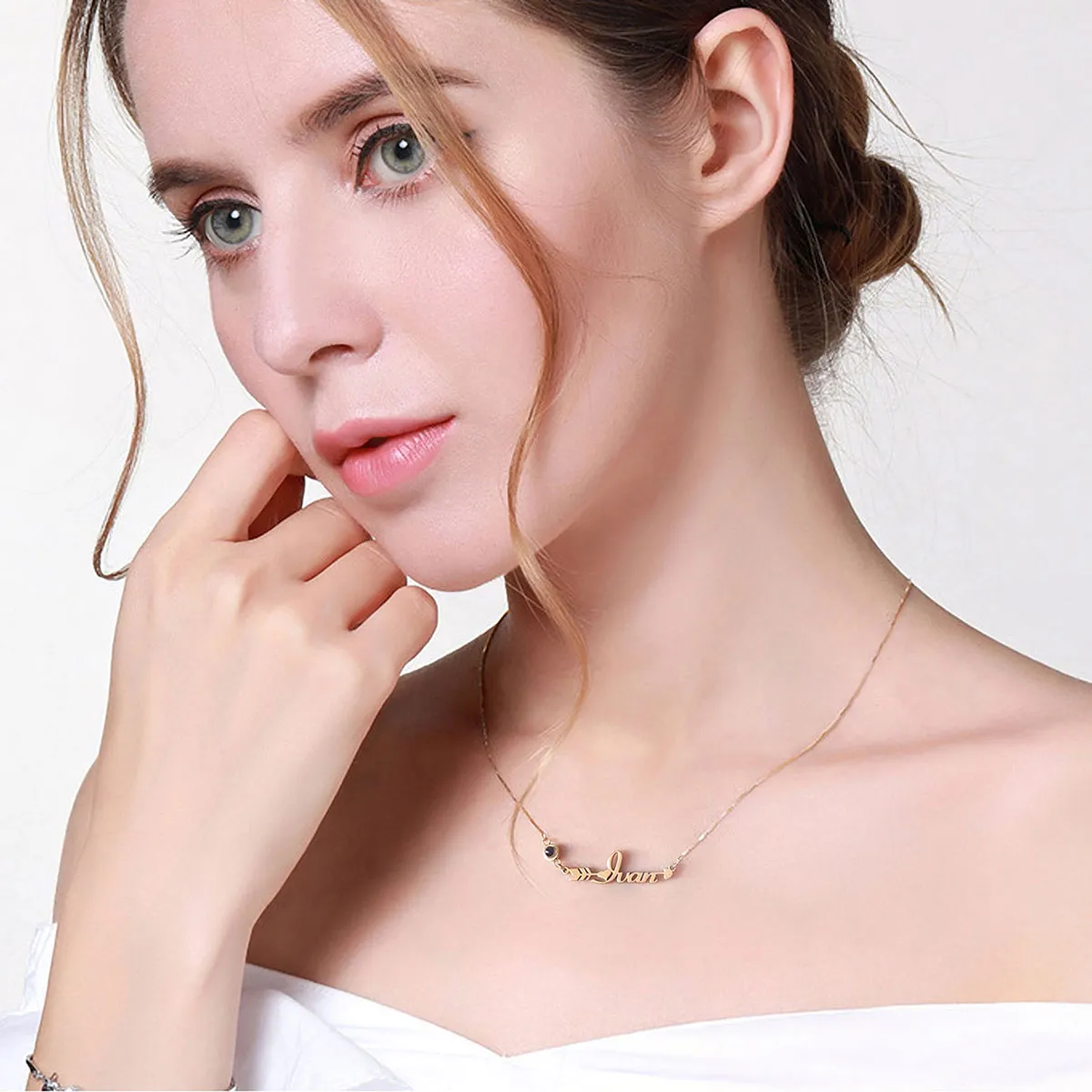 New Fashion 8 Styles Simple Cube Pendant Girl Necklaces Wholesale  Collarbone Chain Necklace Mini Cube Choker