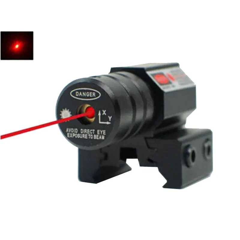 Alcance de caza Tactical Mini Red Dot Sight Sight Sight Weaver Picatinny Monte Set para pistola Rifle Pistola Shot Airsoft Riflescope