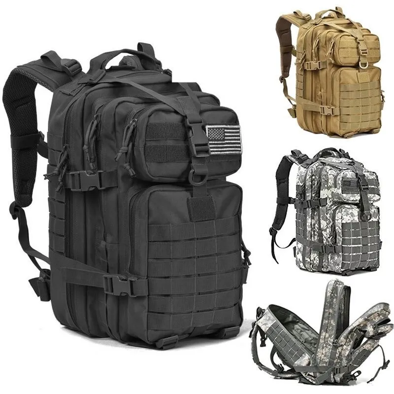 Tactical Assault Pack Backpack Military Army Molle Waterproof