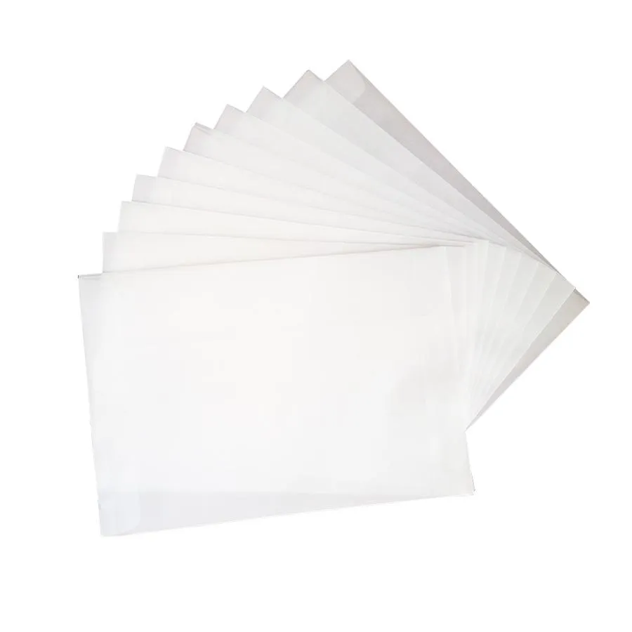 100 pcs / lote em branco Translúcido Vellum envelopes DIY Multifuncional cartão de presente envelope atacado