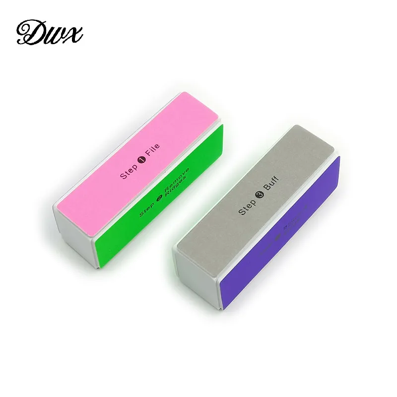 100pcs/lot Nail file nail art buffer block polish smooth shinning with 4 sides sponge FREE SHIPPING