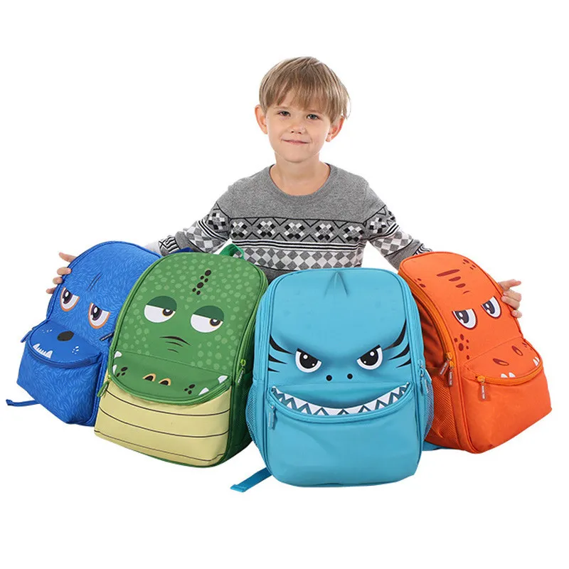 cute kids school backpack cartoon dragon style school bag boys girls primary school bag kindergarten backpack