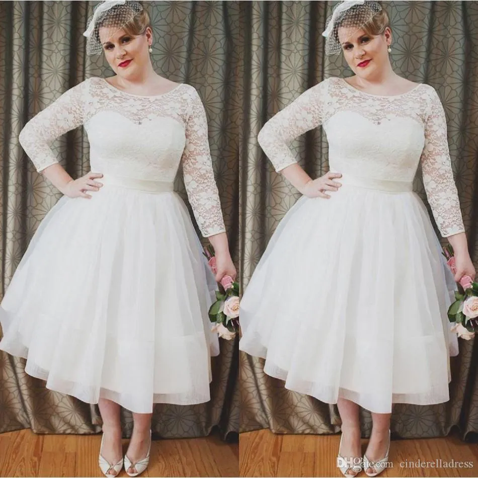 Plus Size Satin Wedding Dress Cost With Illusion Bateau Neckline, Long  Sleeves, And Backless Design Perfect For Beach Weddings And Bridal Gowns  From Magicdress009, $107.64