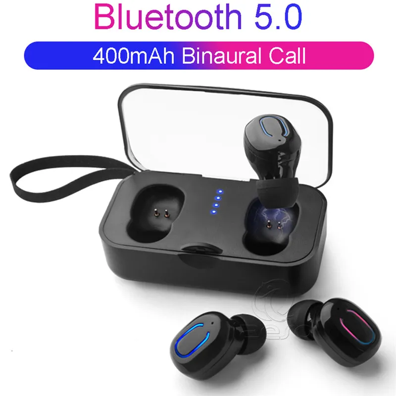 Ti8s TWS Earbuds Bluetooth 5.0 Handsfree True Wireless Stereo