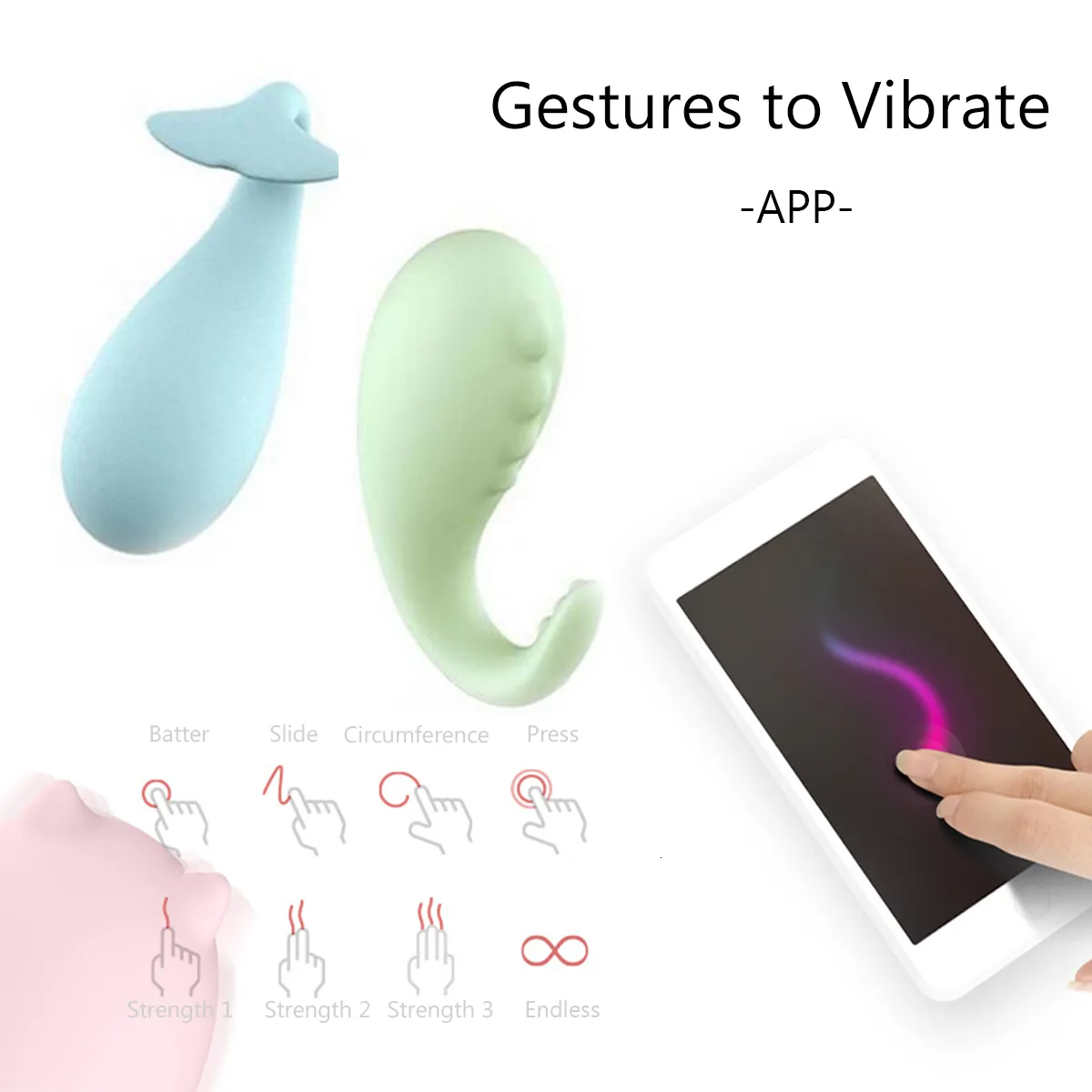 Sesso APP telecomando vibratore per le donne vaginali uovo stimolatore del clitoride vibratori telefono App erotico giocattolo adulto del sesso per le coppie T191128