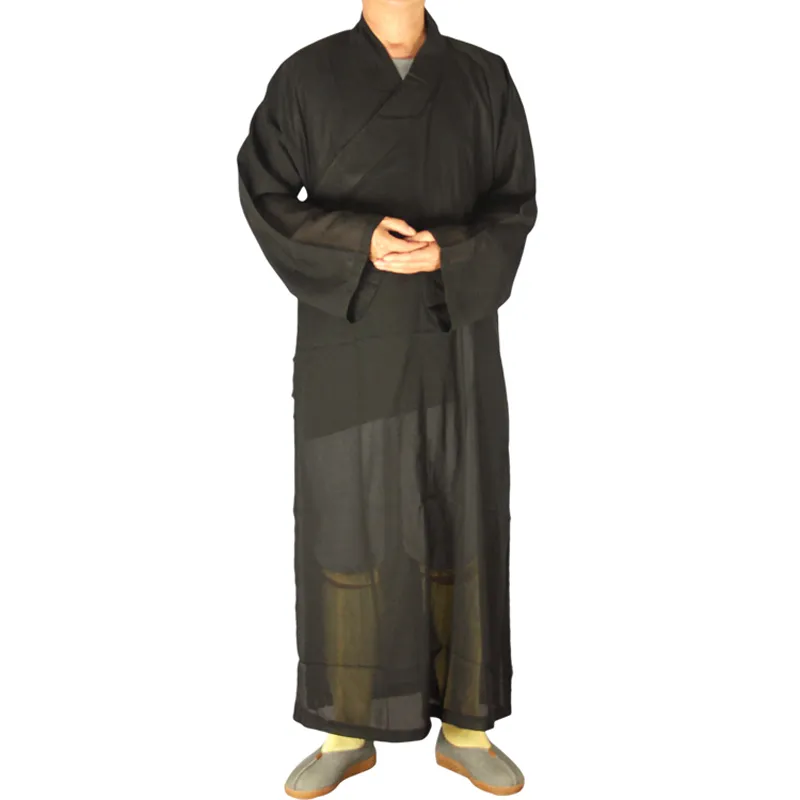 Ethnic Clothing Unisex Black Summer Buddhist Monks Costume Shaolin ...