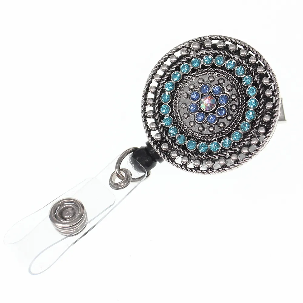 Rhinestone Snap Key Ring With Alligator Clip Retractable Badge Holder For  Medical Professionals And Nurses Office Supplier From Fashion882, $191.72