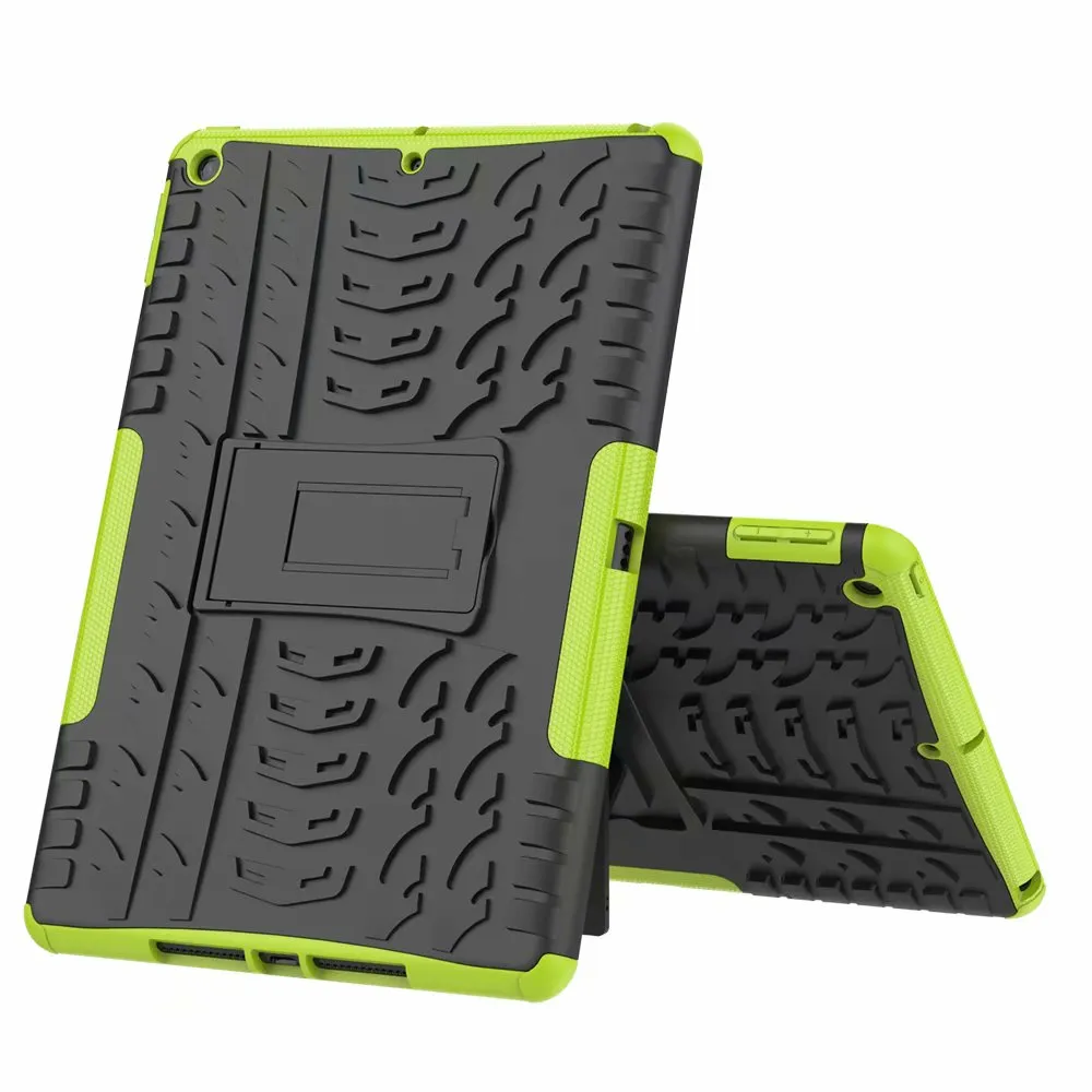 Hybrid Kickstand Impact Robust Heavy Duty TPU + PC Cover Case för iPad Pro 11 2020 2018 200PC / Lot Crexpress