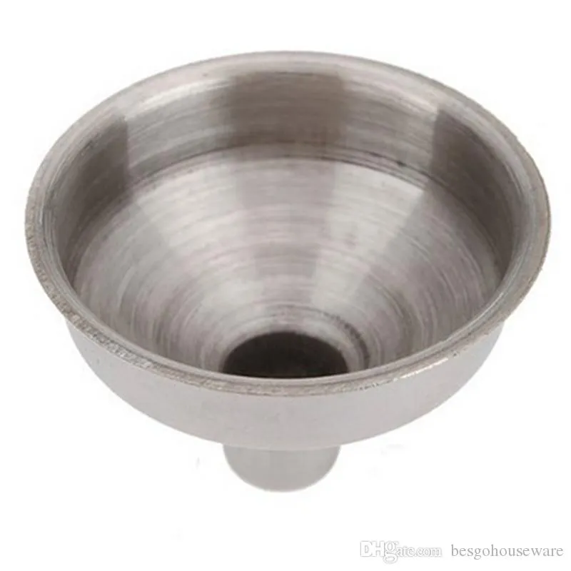 35 * 25mm Funílio de frasco de quadril de aço inoxidável para todas as ferramentas de cozinha frasca de quadril mini funil de vinho portátil flasks universais Funnels BH2091 ZX