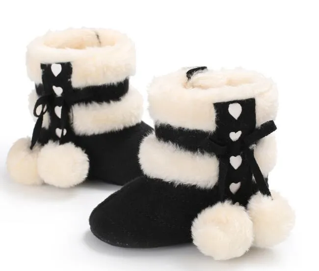 Winter Newborn Baby Boots Warm Slip On Snow Baby Shoes For Boys