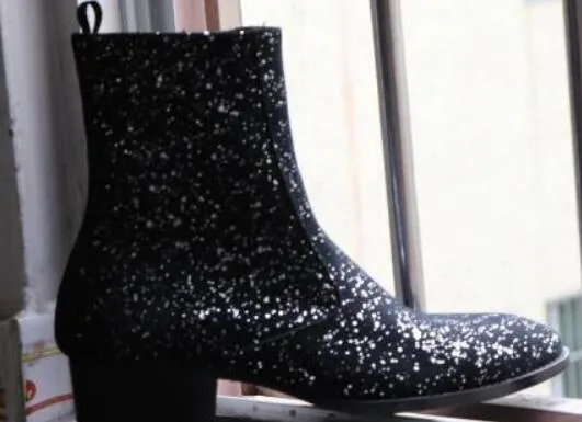 Mens clearance sequin boots