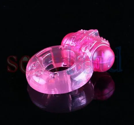 Anéis penianos vibratórios de silicone com borboleta elástica para casal,  brinquedos sexuais adultos 5068173