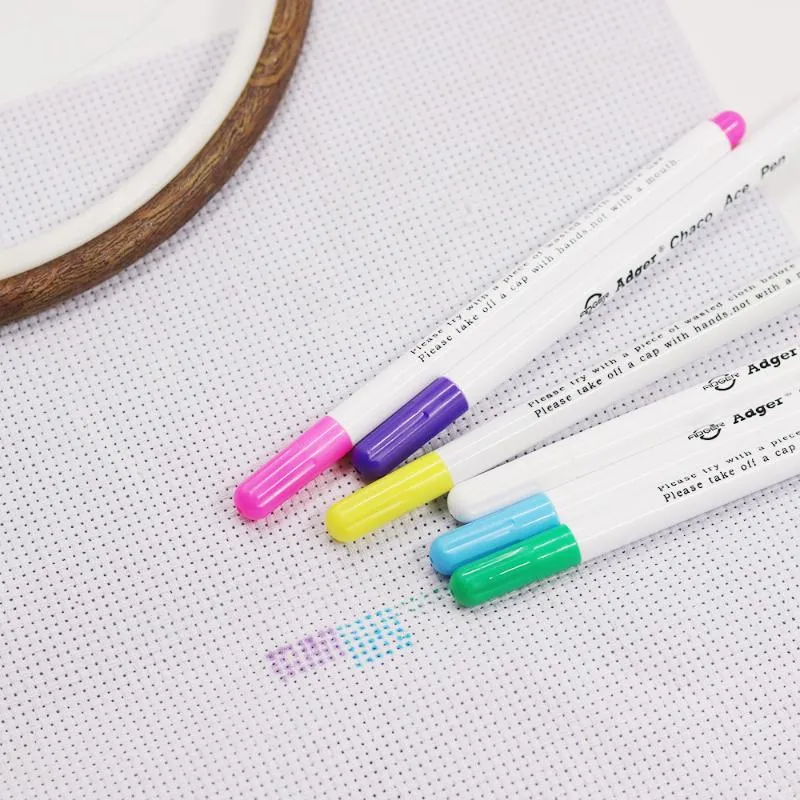 Disposable Ink Crinoline Fabric Marker Pens Set Of 4 For Patchwork