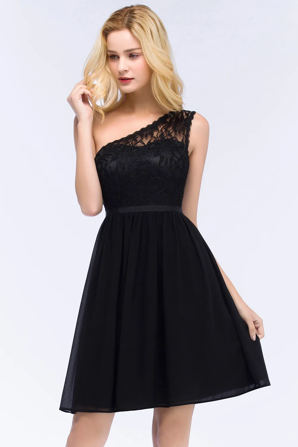 where can i buy cheap homecoming dresses Red Tight One Shoulder Homecoming Dress with Sequins – BIZTUNNEL