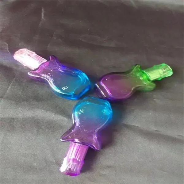 Lampada di alcol gradiente di violino Accessori di vetro Accessori tubi fumatori di vetro colorati mini tubi a mano multiplor miglior cucchiaio glas