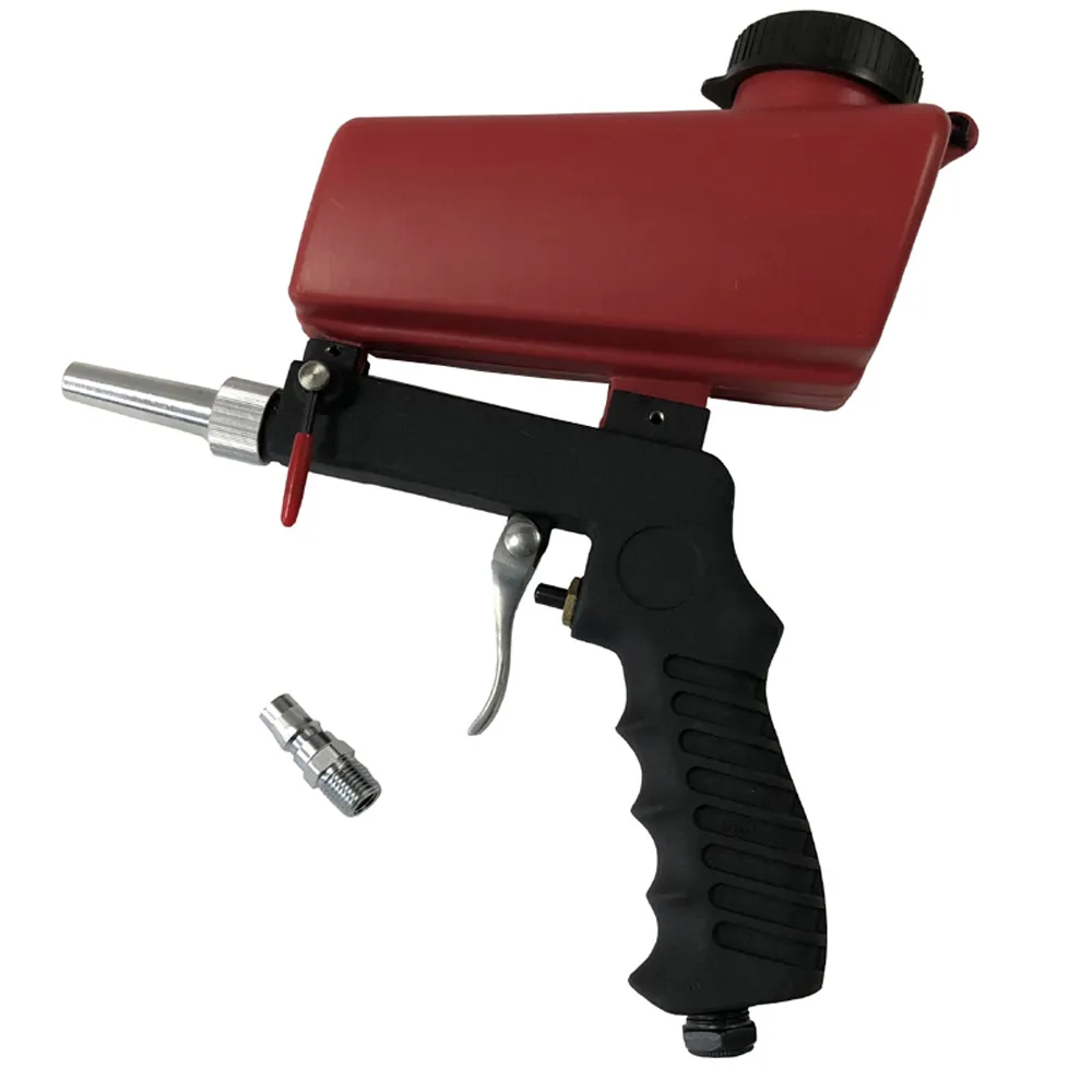 Portable Gravity Sandblasting Gun Pneumatic Set Home DIY Mini Blasting ...