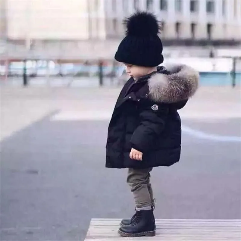 Liligirl Baby Boys Jacket 2018 Winter Jacket Coat For Girls Warm Thick Hooded Children