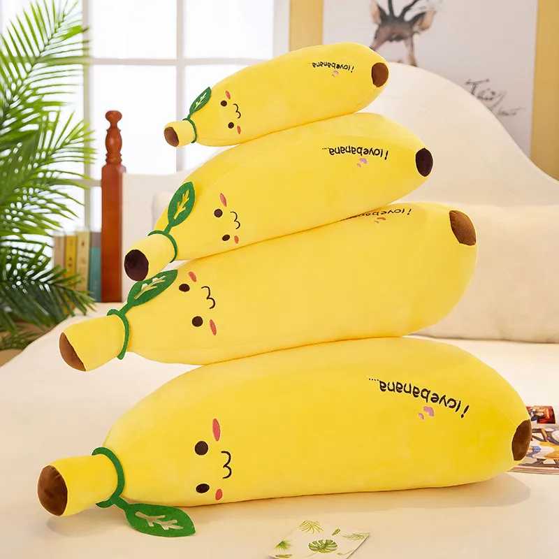 Super Soft 50cm Banana Banana Plush Cute Fruit Bolster & Pillow, Perfect  Xmas Or Birthday Gift For Kids, Girls, Ages 3 3 From Edwardtang, $5.53
