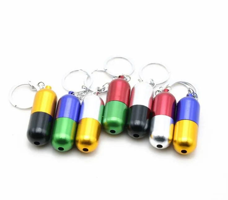 Tuyau en métal de capsule portatif nouveau tuyau en aluminium télescopique multicolore et garnitures de tabac