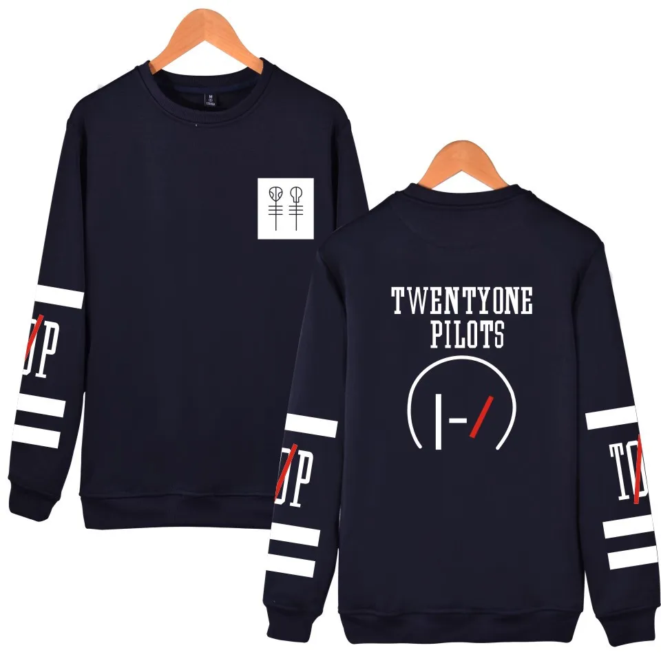 Fashion-Luckyfridayf Twenty One Pilots Hoodies Capless Men Brand Designer Mens Sweatshirt 21 Pilots Sweatshirt Men 'S Hooded Clothes