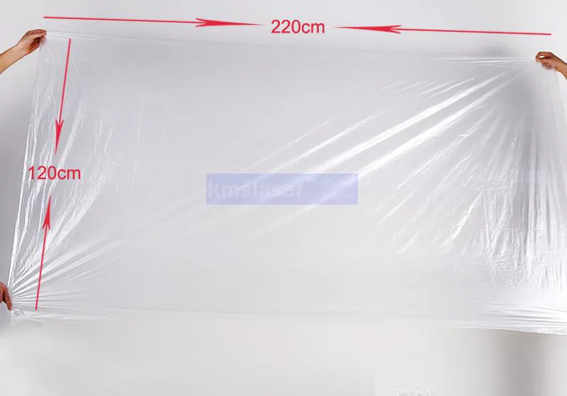 Accessoires feuille de plastique pour enveloppement corporel 120220cm à utiliser ensemble pour éloigner la peau directement avec la couverture de sauna