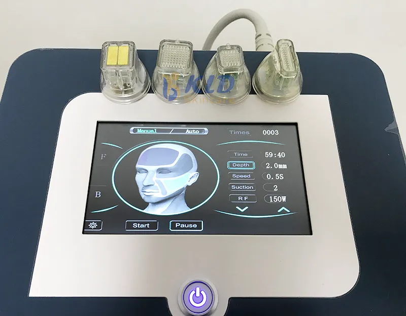 Mini macchina microaghi RF frazionaria Microneedling Radiofrequenza Lifting facciale Microaghi Rimozione smagliature Cicatrice dell'acne Terapia con microaghi