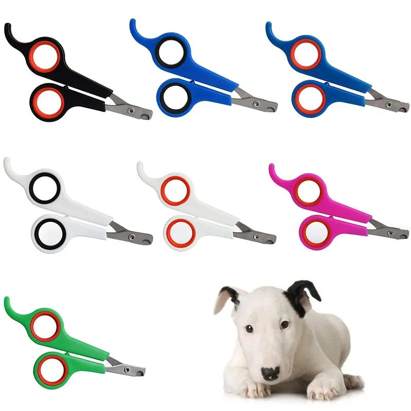 Pet Dog Cat Nail Cutter Pet Claw Toe Clippers Trimmer Dog Grooming Sax Toe Care Stainless Steel Nailclippers 120pcs