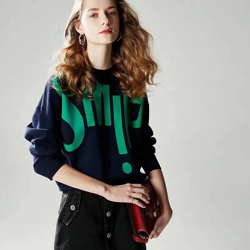 Hot Sale Smile 2019 New Women Fashion Frail Women Sandro Sweater