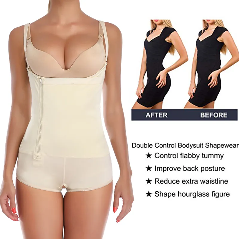 Fajas Colombianas Reductoras Levanta Cola Post Surgery Partum Corset Body  Shaper 