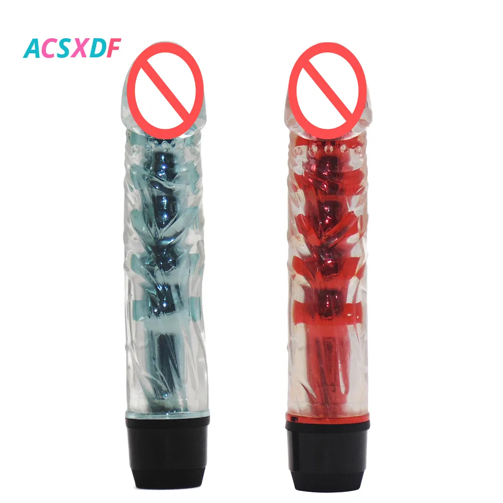 AAデザイナーセックスおもちゃユニセックスACSXDF調整可能な速度防水性現実的なディルドバイブレーターセックスおもちゃディルドを振動させる女性アダルト製品卸売