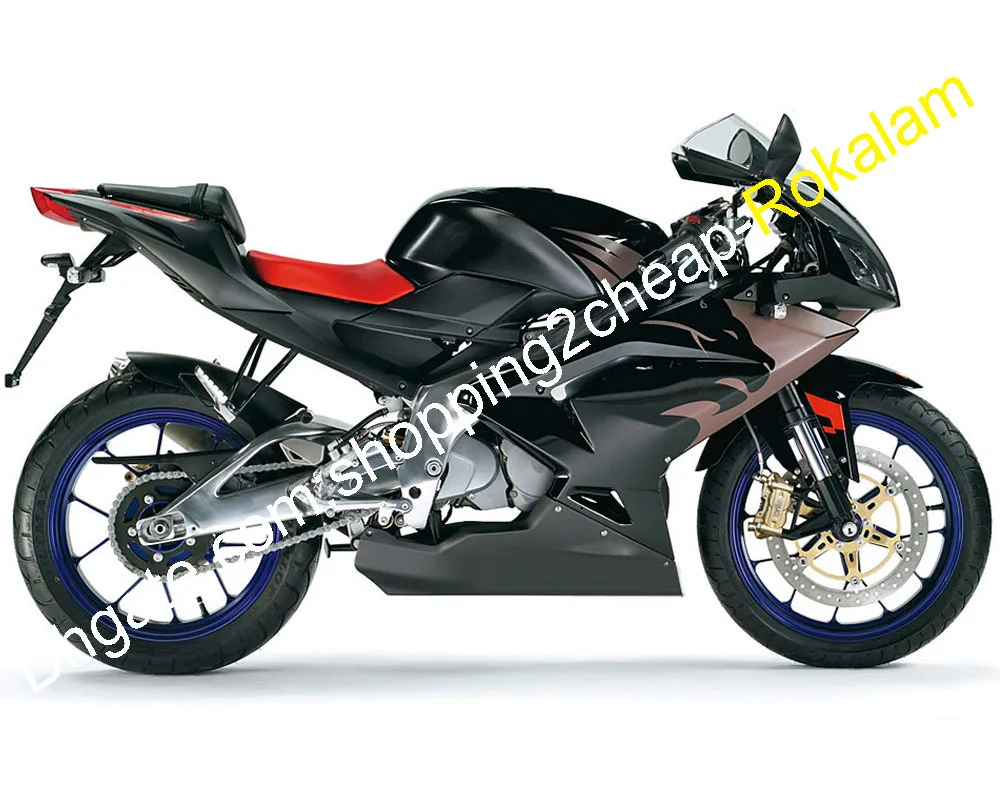 페어링 키트 For Aprilia RS125 RS-125 RS 125 Motorbike Bodywork Cowling 2006 07 08 09 10 2011 (사출 성형)