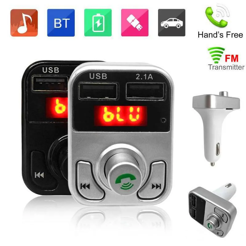 B3 Hands Free Wireless Bluetooth Car FM Transmitter AUX Modulator Car Kit MP3 Player SD USB Charger Car Accessories MQ30