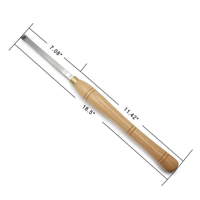 Freeshipping Wood Turning Tool szorstki Carbide Przechylane drewno Tokarka Pełny Rozmiar z 1 sztuk Kwadratowa Wkładka Cutter (15x15x2.5mm z radianem