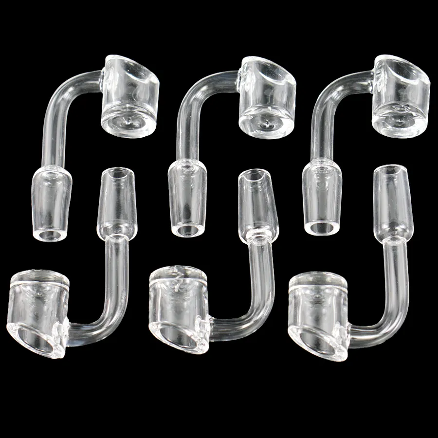 Dicker Quarz-Banger-Nagel mit männlichem 14-mm-90-Grad-Domeless für das Rauchen von Wasserpfeifen, Pyrex-Glaspfeifen, Dab-Rig, Trockenkräuter-Bong-Zubehör