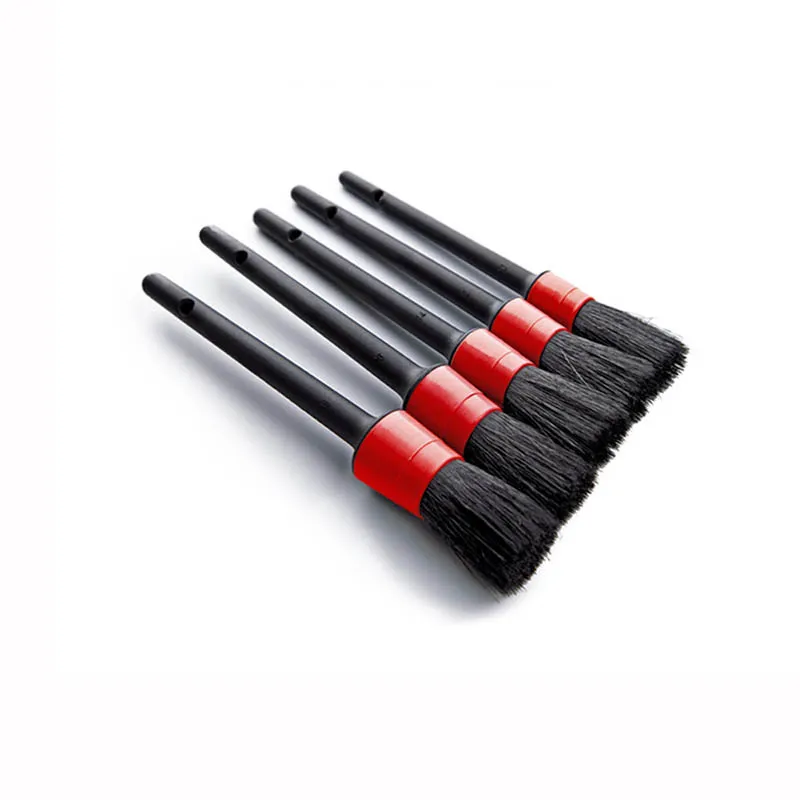 5pcs Car Detailing Brush Auto Cleaning Set Dashboard Air Outlet Tools Wash External Accessories Narzedzia Do Demontazu Samochodu