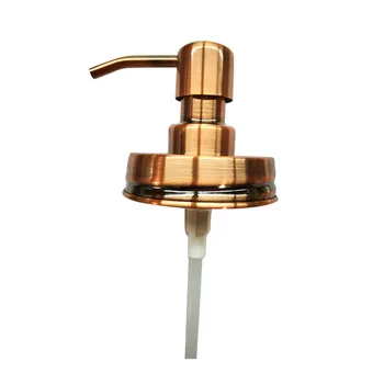 DIY Hand Bird Head Soap Dispenser Pomp Rvs Mason Jar Countertop Soap / Lotion Dispenser Pools / Chrome / Orb / Golden HY-03