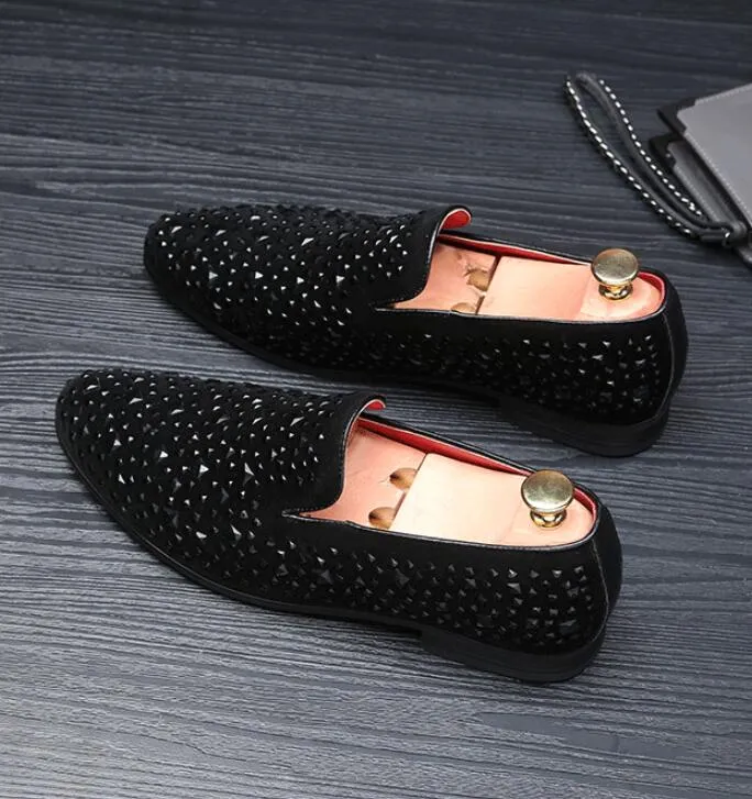 Mens bling loafers deals