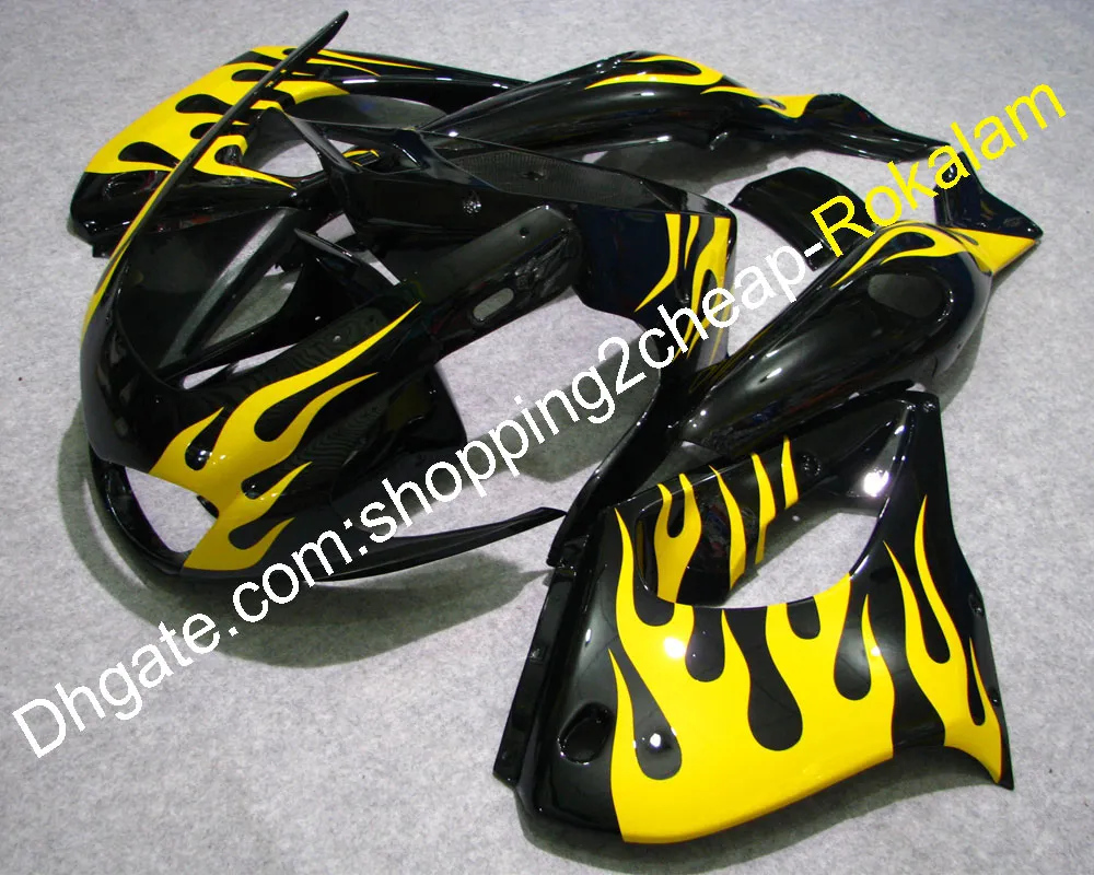 YZF-1000R 97-07 YAMAHA YZF1000R THINDERACE 1997-2007 YZF 1000R Sarı Alev Black ABS MERKEZLER SONRASI SIGHTION SICK